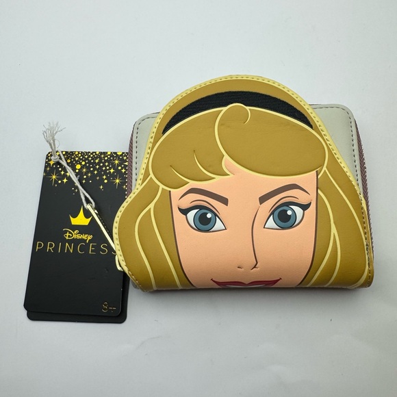 Loungefly Disney Princess Briar Rose Zip Around Wallet Sleeping Beauty NWT - Picture 14 of 16
